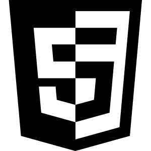 the HTML logo